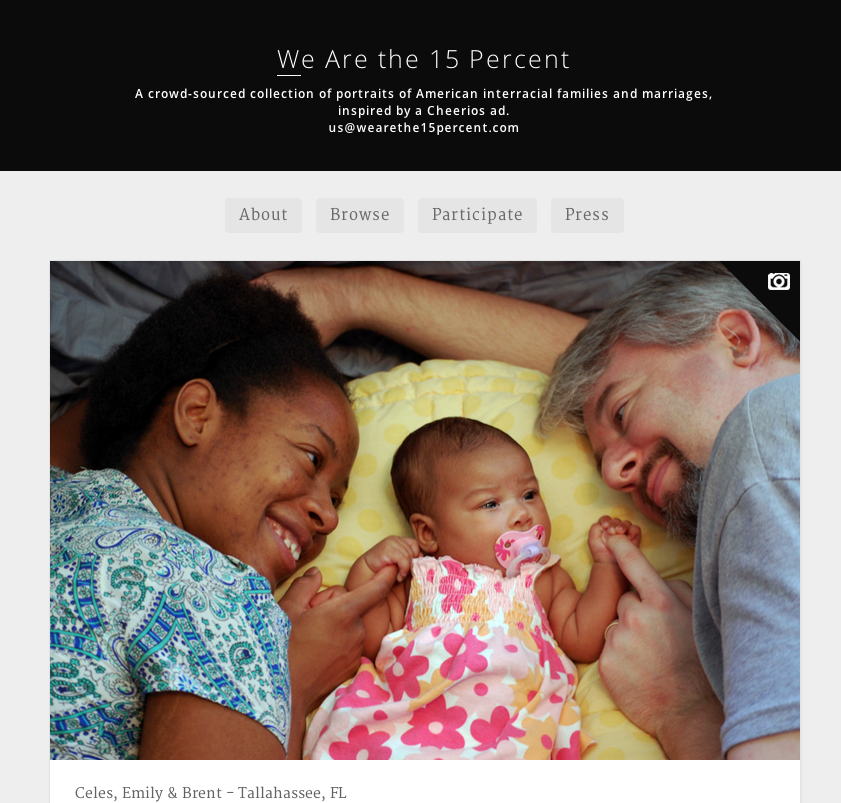 We Are the 15 Percent: Celebrating interracial families